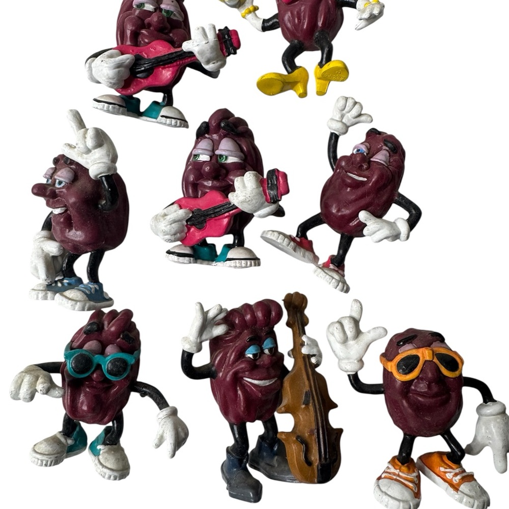 California Raisins Figurine Set - Multicolor